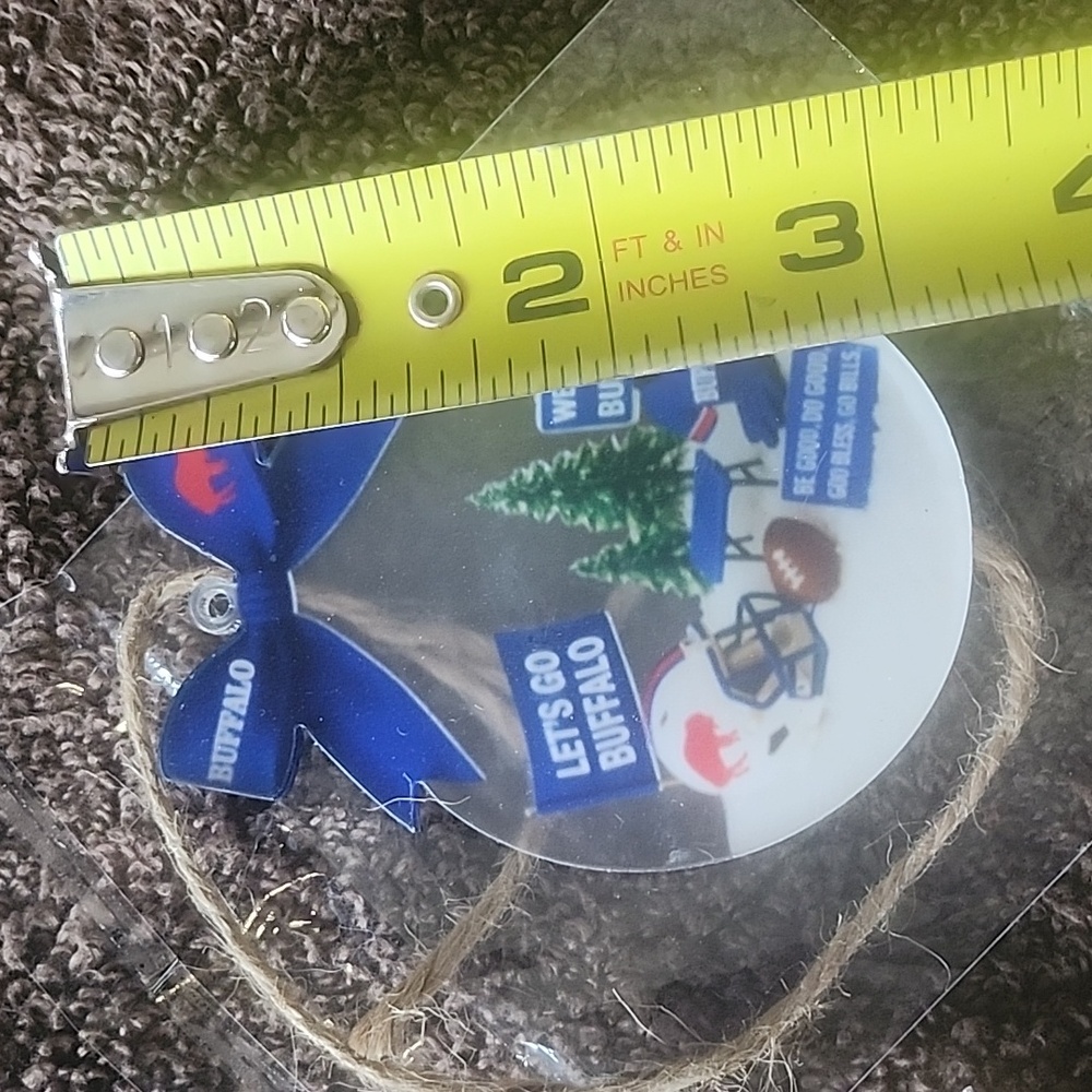 NEW Buffalo Bills Ornament, Bottle Opener & Earrings - Picture 7 of 8
